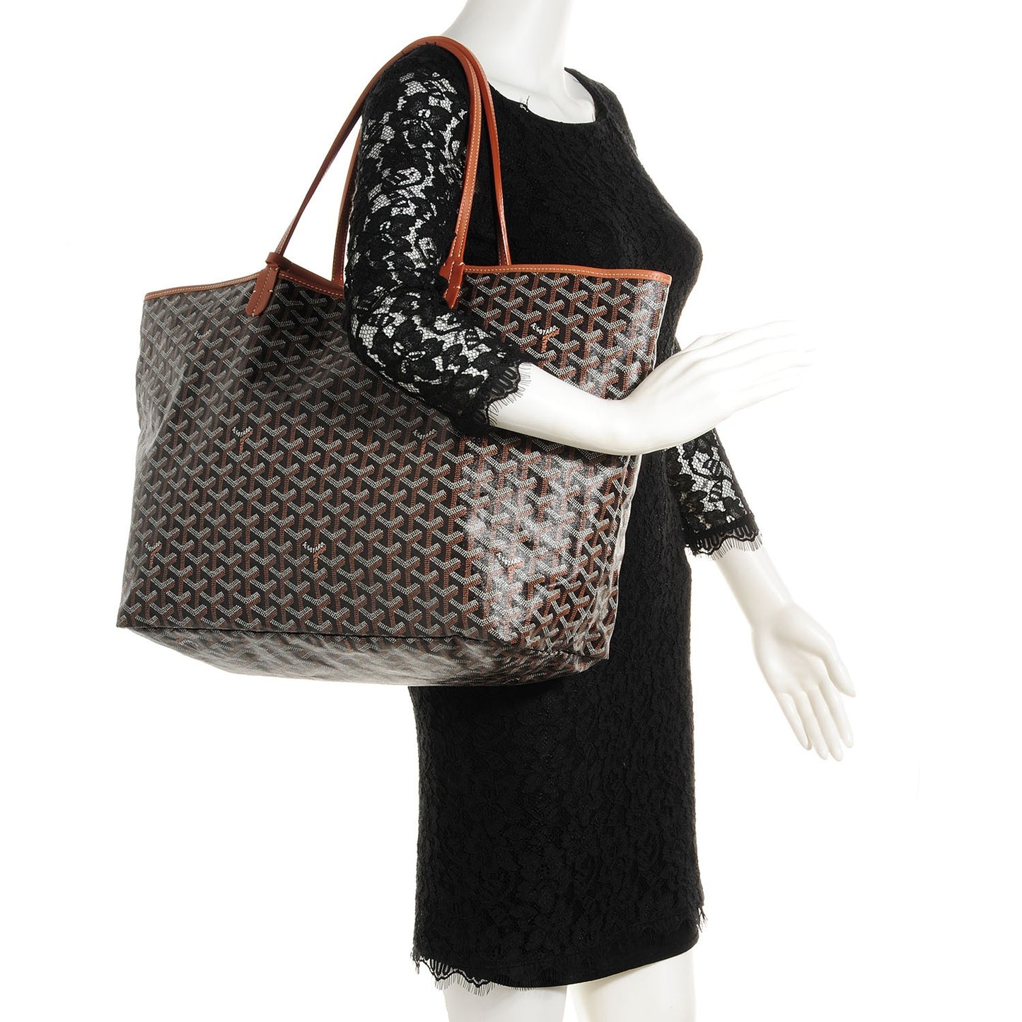 Goyardine Saint Louis GM Black Gold