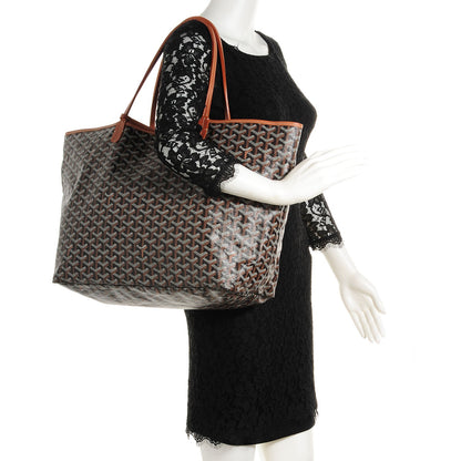 Goyard Goyardine Saint Louis GM Black Gold 2 of 9