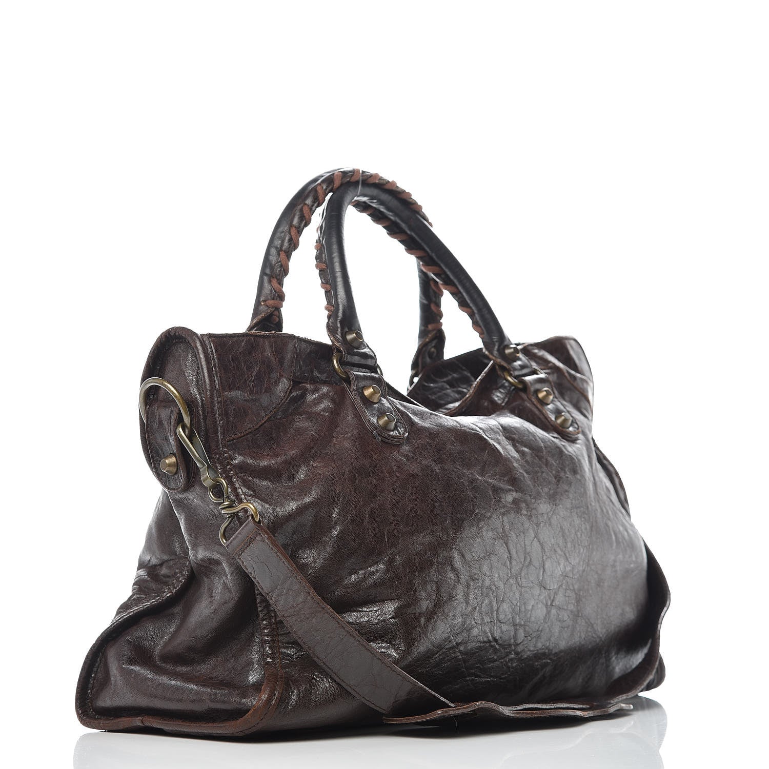 Balenciaga Chevre Classic Hardware City Mogano 3 of 9