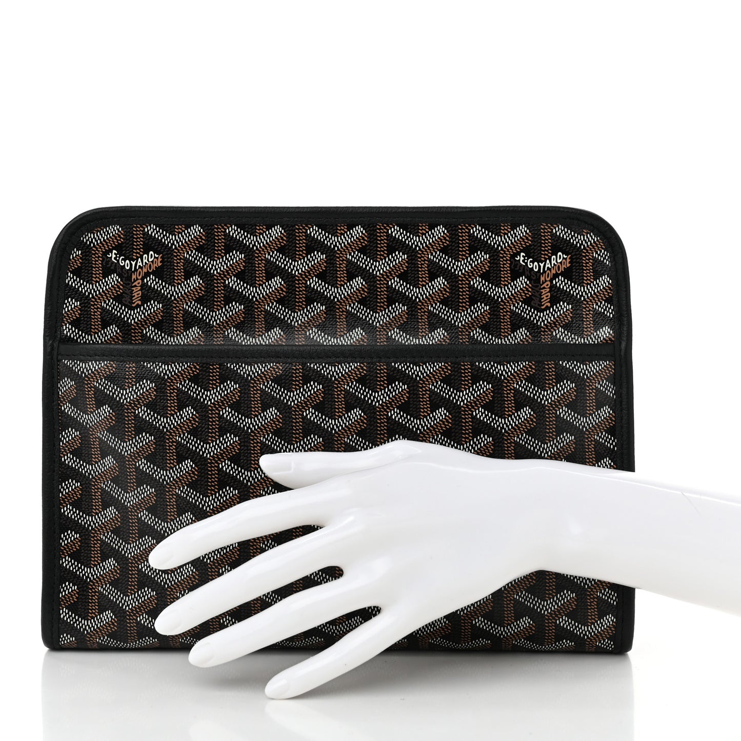 Goyardine Jouvence MM Toiletry Pouch Black