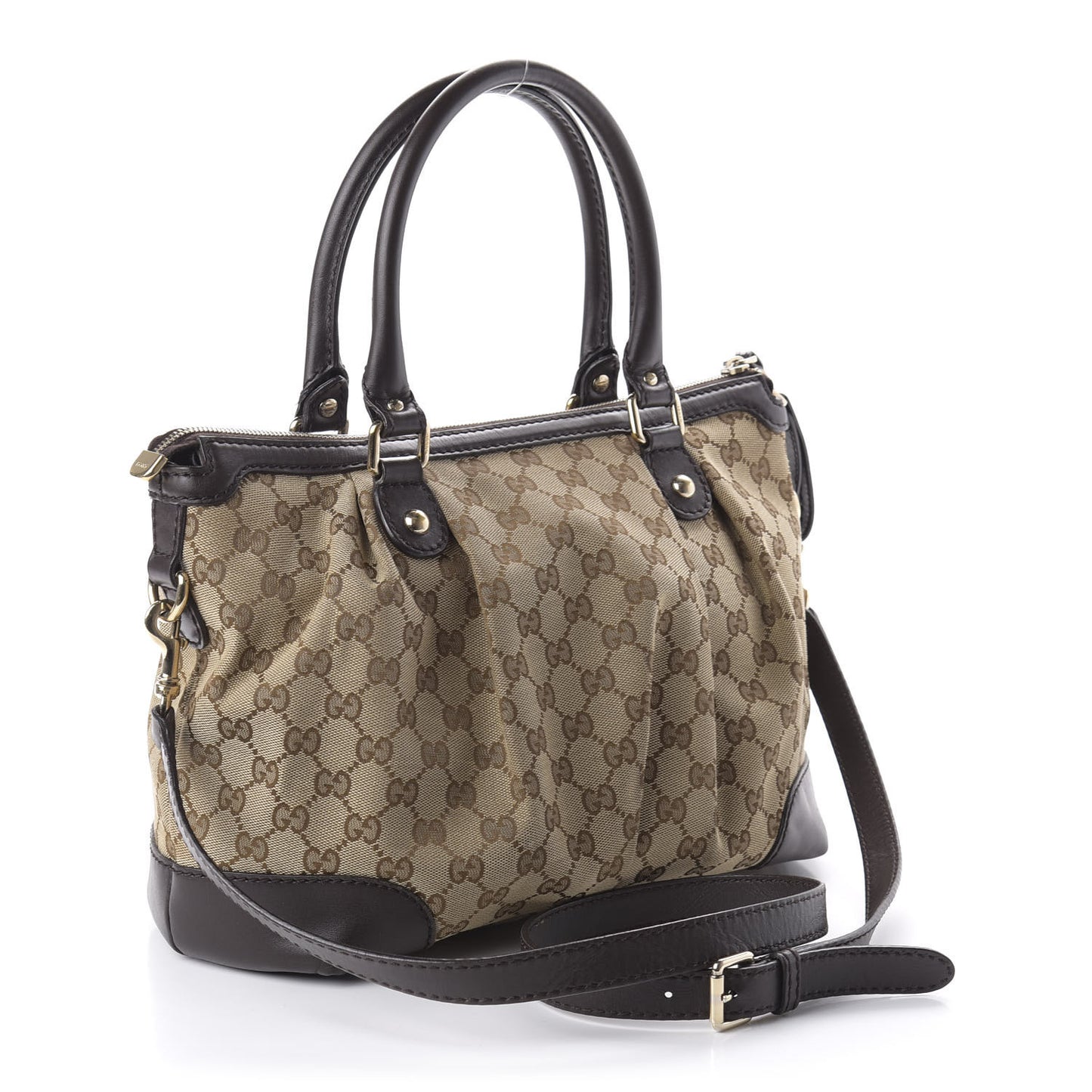 Monogram Medium Sukey Top Handle Dark Brown