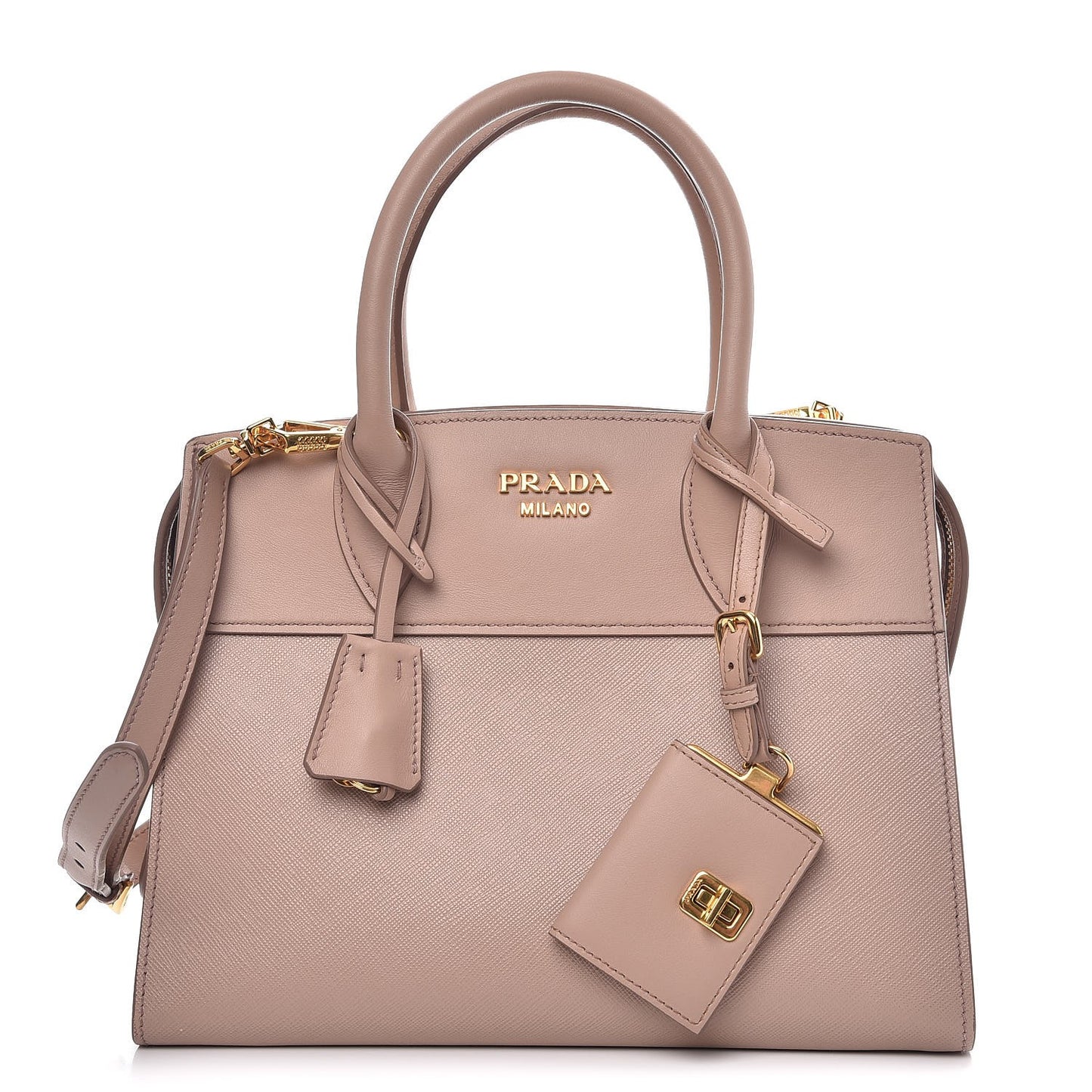 Saffiano City Calf Small Esplanade Tote Cipria