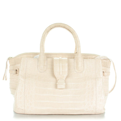 Nancy Gonzalez Crocodile Cristina Satchel Light Pink 1 of 6