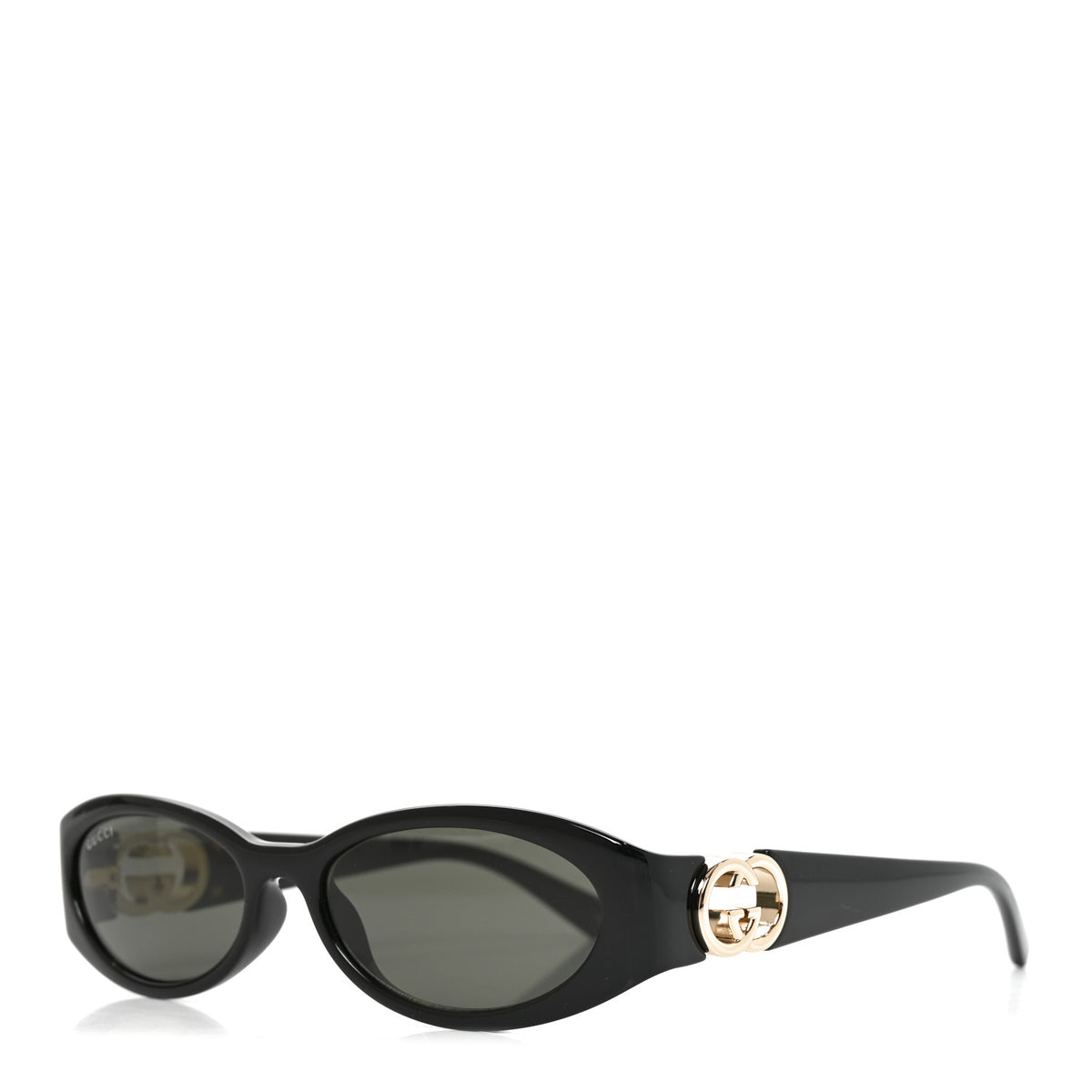 Gucci Acetate Oval Sunglasses GG1660S Black 1 of 6