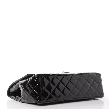 Chanel Patent Quilted Maxi Double Flap Black 5 of 9