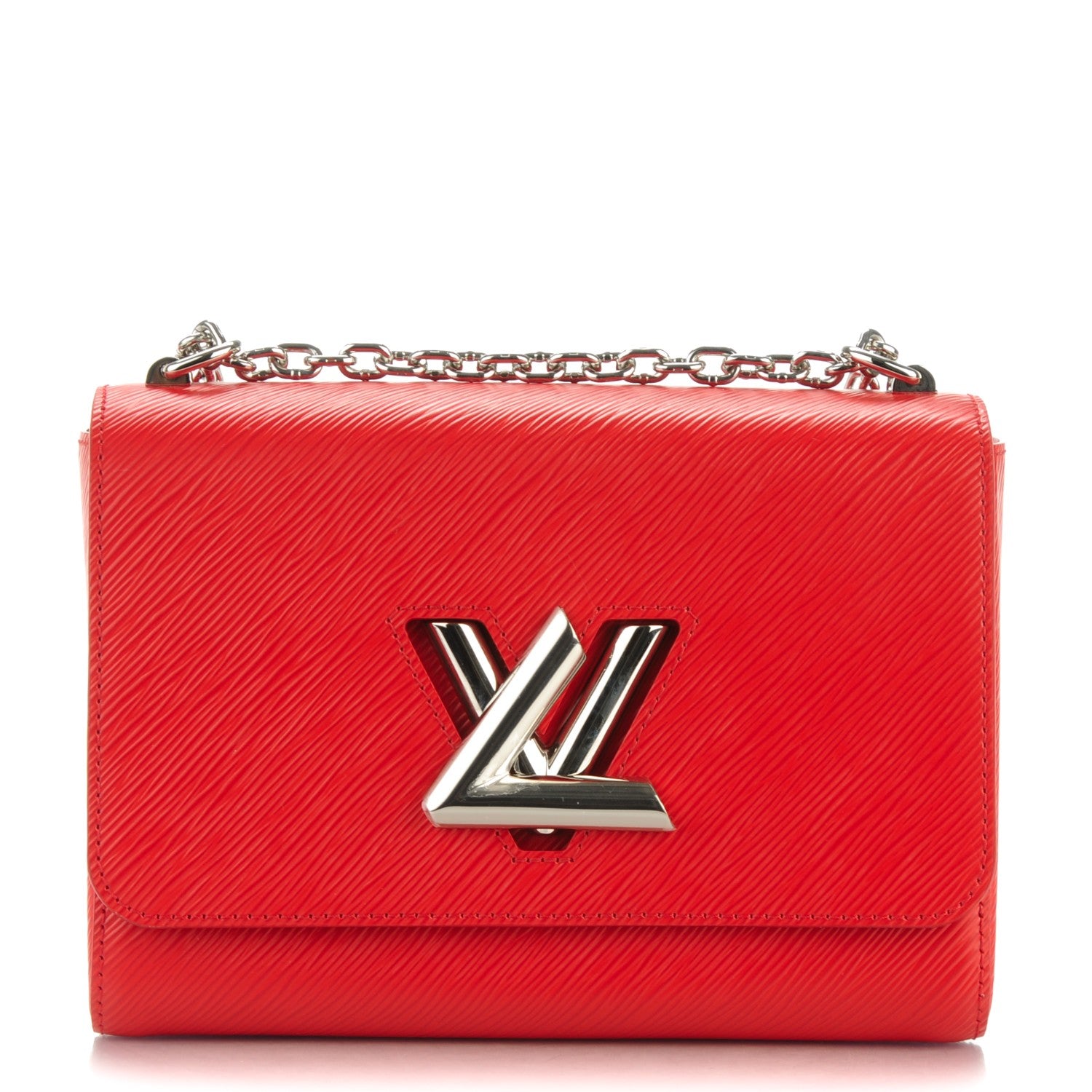 Louis Vuitton Epi Twist Shoulder Bag MM Coquelicot 1 of 7