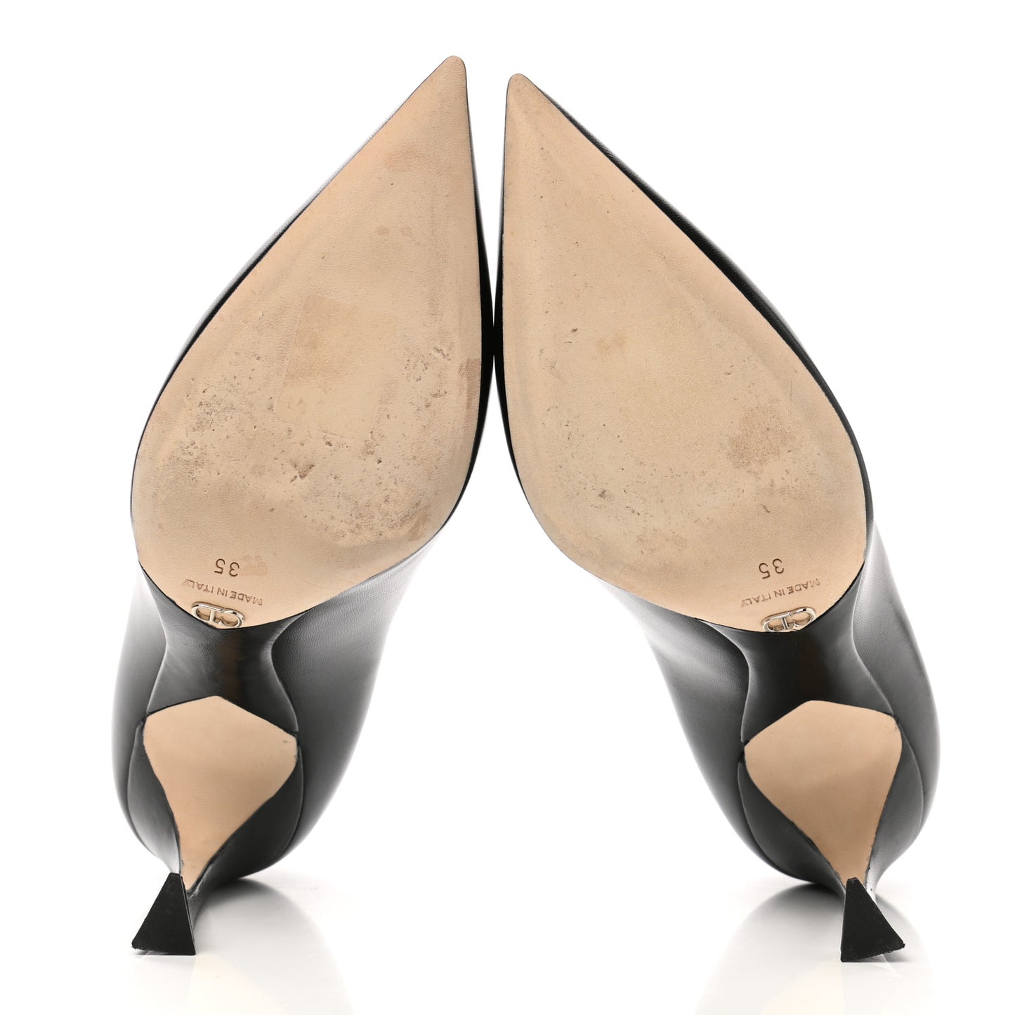 Calfskin Songe 100 Pumps 35 Black