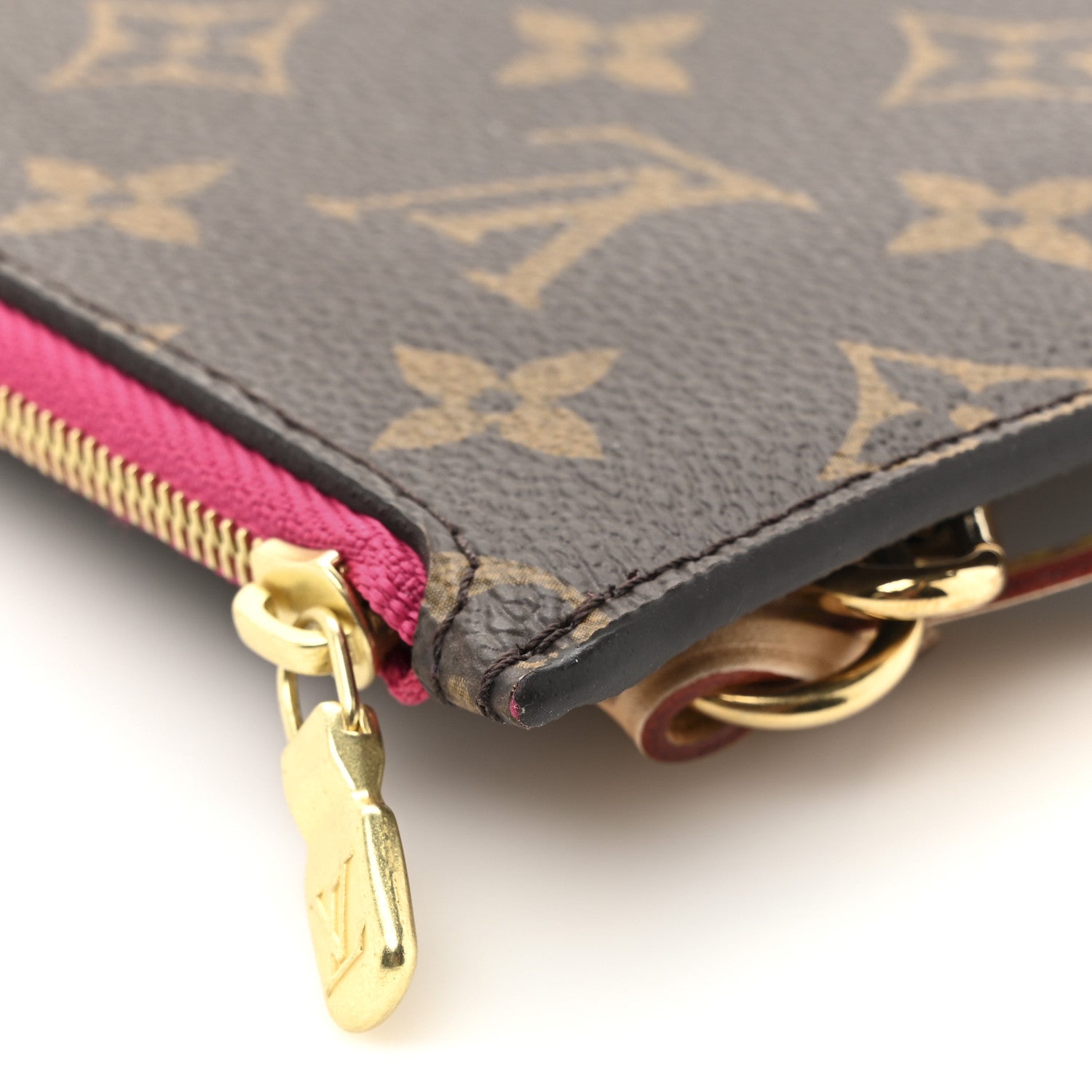 Louis Vuitton Monogram Neverfull MM GM Pochette Pivoine 7 of 8