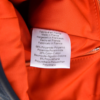 Hermes Toile Sac De Pansage Groom Bleu Navy Feu 7 of 11