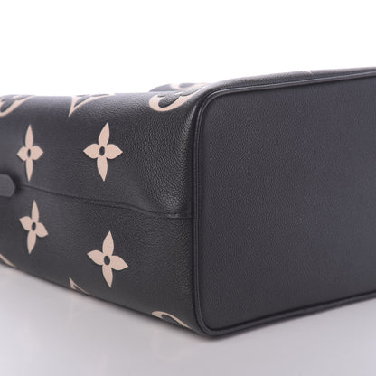 Louis Vuitton Empreinte Monogram Giant Neonoe MM Black Beige 8 of 9