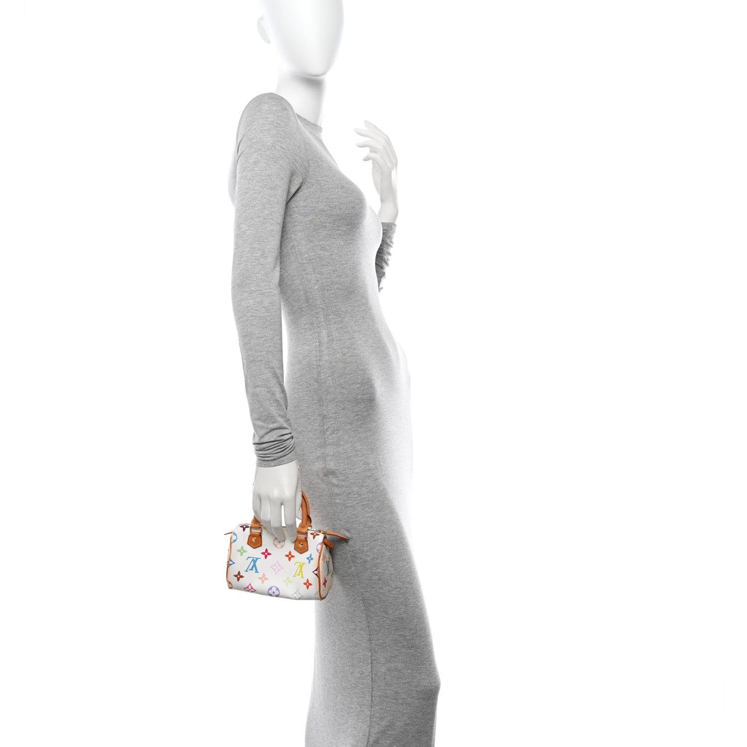 Louis Vuitton Monogram Multicolor Mini Sac HL Speedy White 2 of 9