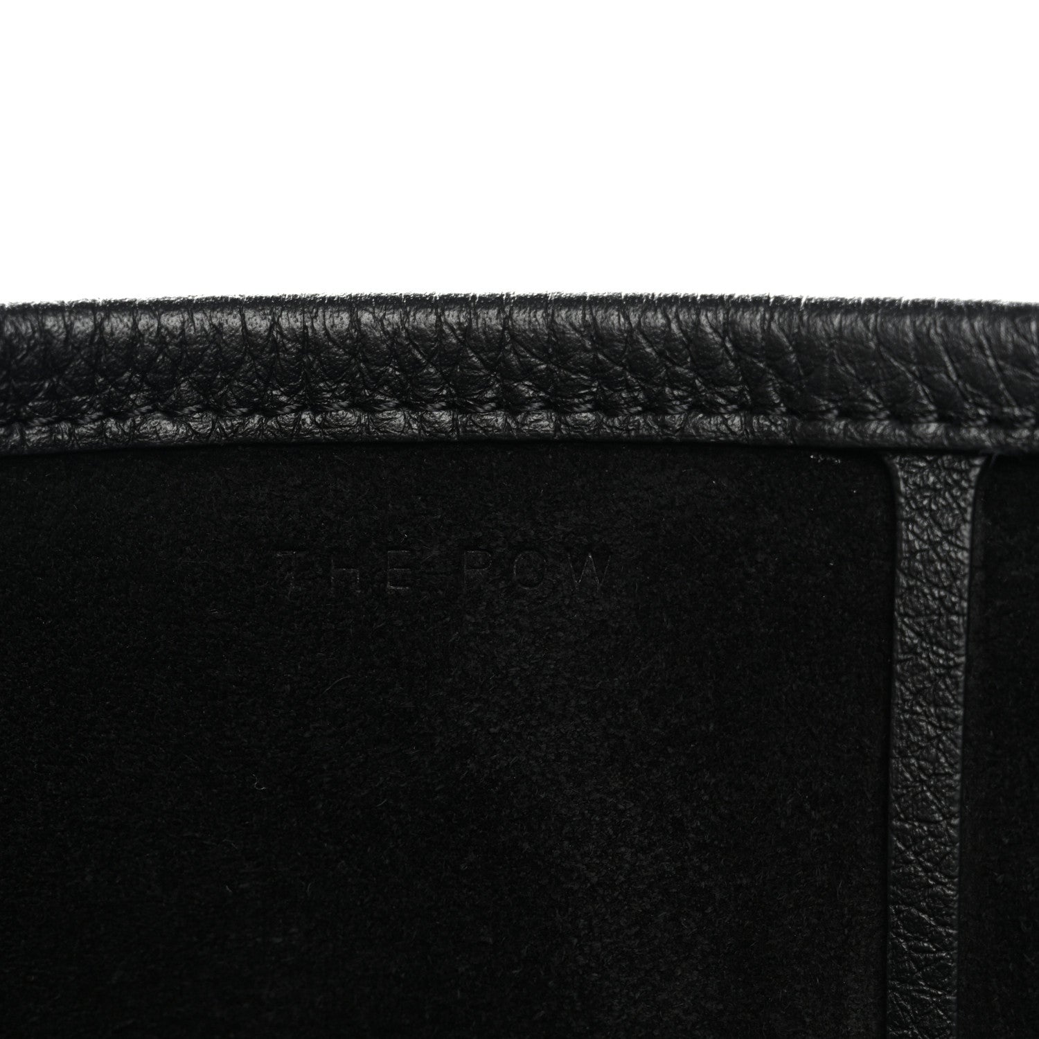 The Row Grained Calfskin Large N/S Park Tote Black 6 of 12