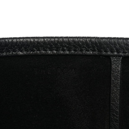 The Row Grained Calfskin Large N/S Park Tote Black 6 of 12