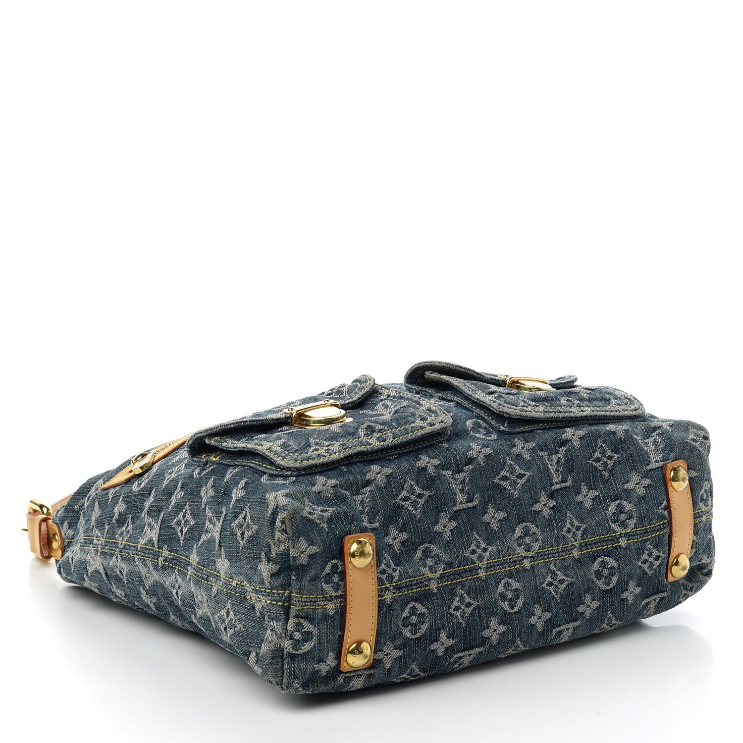 Louis Vuitton Denim Baggy GM Blue 4 of 10