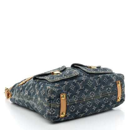 Louis Vuitton Denim Baggy GM Blue 4 of 10