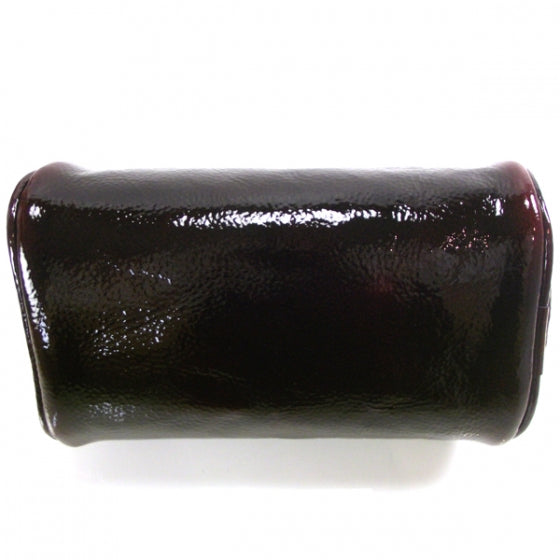 Jimmy Choo Patent Cosmetic Pouch Plum 4 of 8