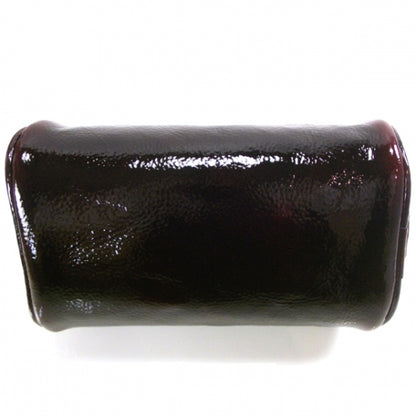 Jimmy Choo Patent Cosmetic Pouch Plum 4 of 8