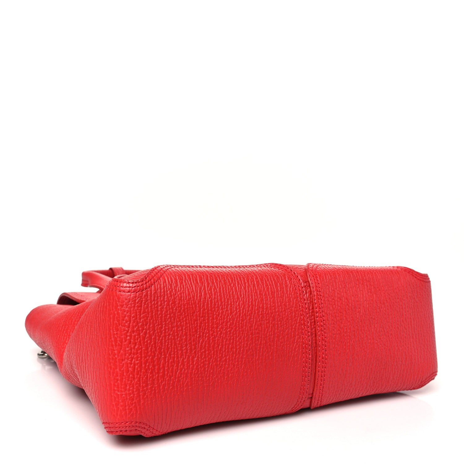 3.1 Phillip Lim Textured Calfskin Medium Pashli Satchel Red 4 of 11