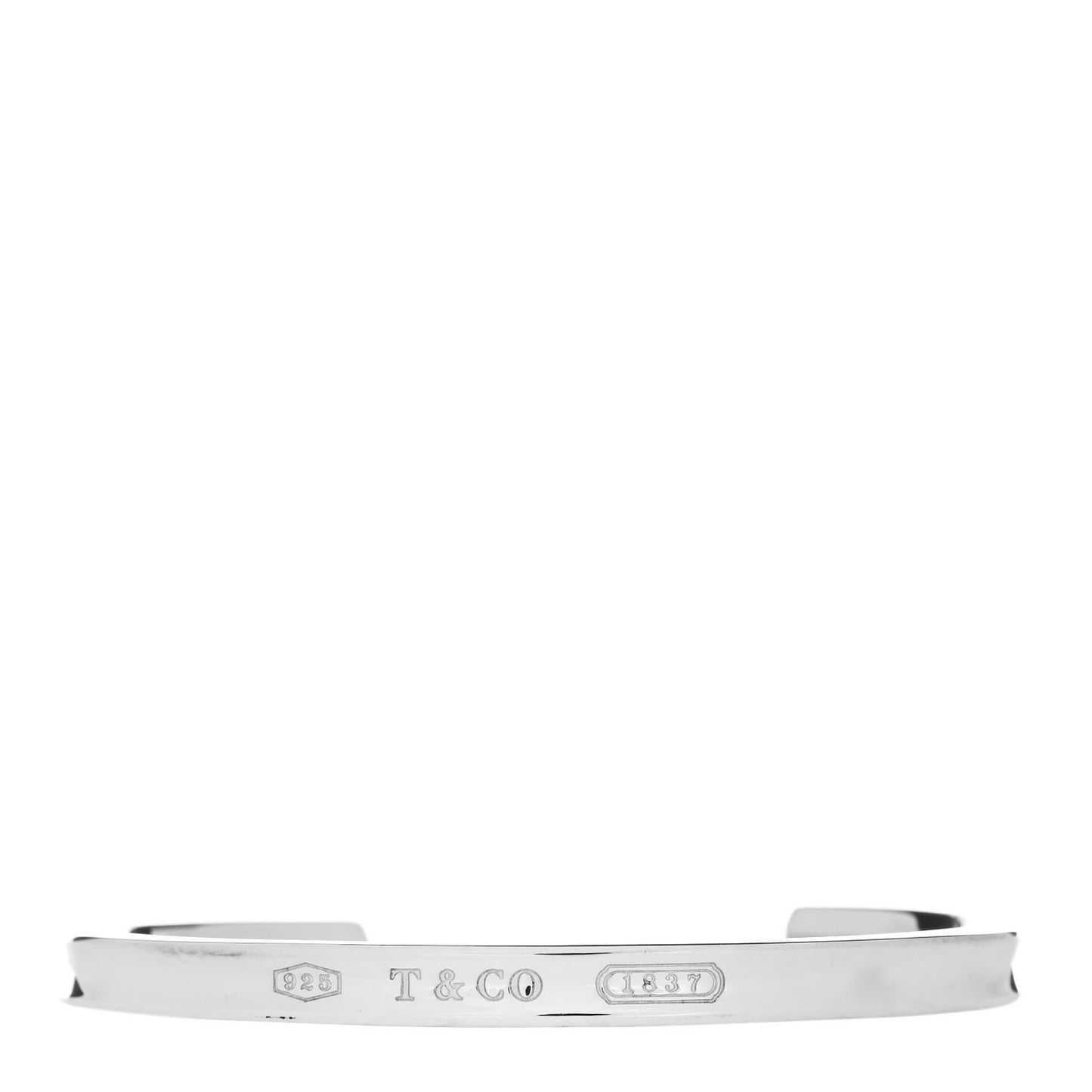 Sterling Silver Narrow 1837 Cuff Bracelet
