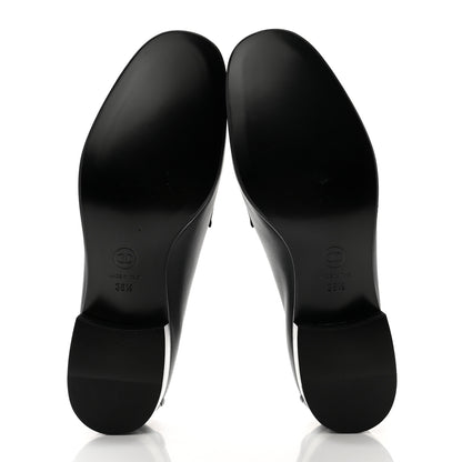 Chanel Lambskin Quilted Boy Loafers 38.5 Black 5 of 8