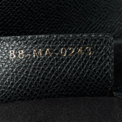Christian Dior Grained Calfskin Saddle Bag With Strap Black 7 of 9