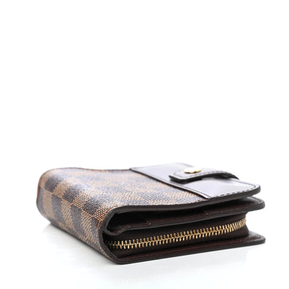 Louis Vuitton Damier Ebene Zippe Zipped Compact Wallet 3 of 5