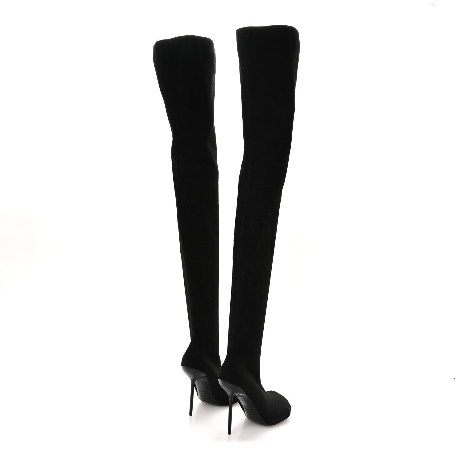 Balenciaga Knit Fetish Anatomic 110 Boots 37 Black 5 of 8