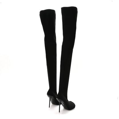 Balenciaga Knit Fetish Anatomic 110 Boots 37 Black 5 of 8
