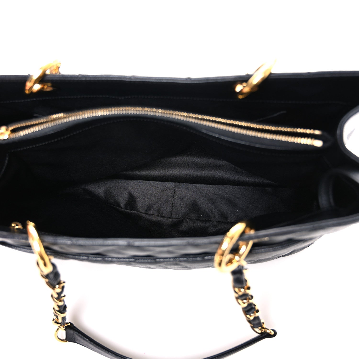Chanel Caviar Quilted Grand Shopping Tote GST Black 5 of 13