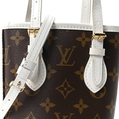 Louis Vuitton Monogram LV Match Nano Bucket Bag White 7 of 9
