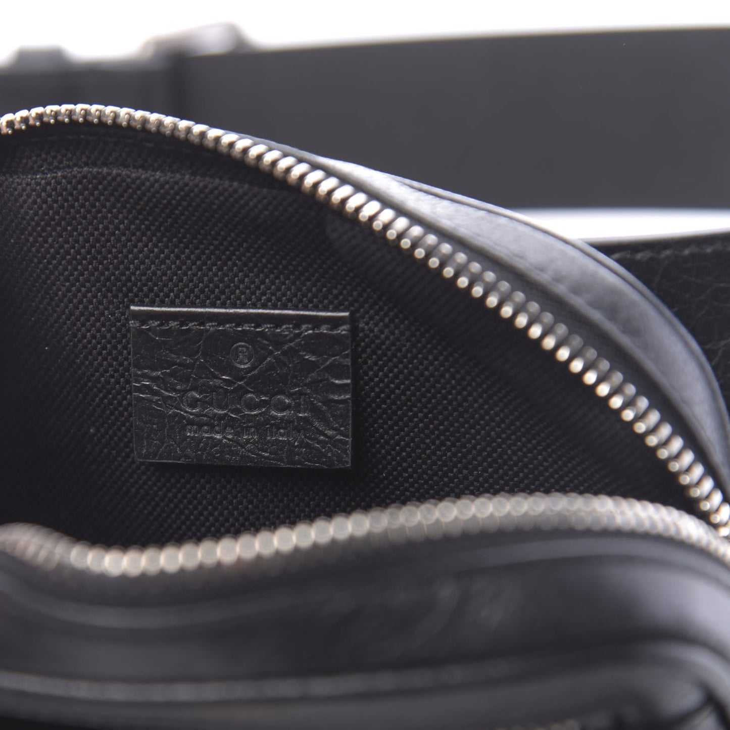 Fluffy Calfskin Mini Morpheus Belt Bag 90 36 Black