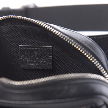 Gucci Fluffy Calfskin Mini Morpheus Belt Bag 90 36 Black 6 of 11