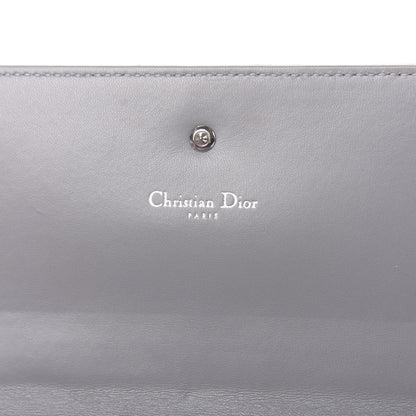 Christian Dior Grained Calfskin Diorama Croisiere Chain Wallet Gris 6 of 10