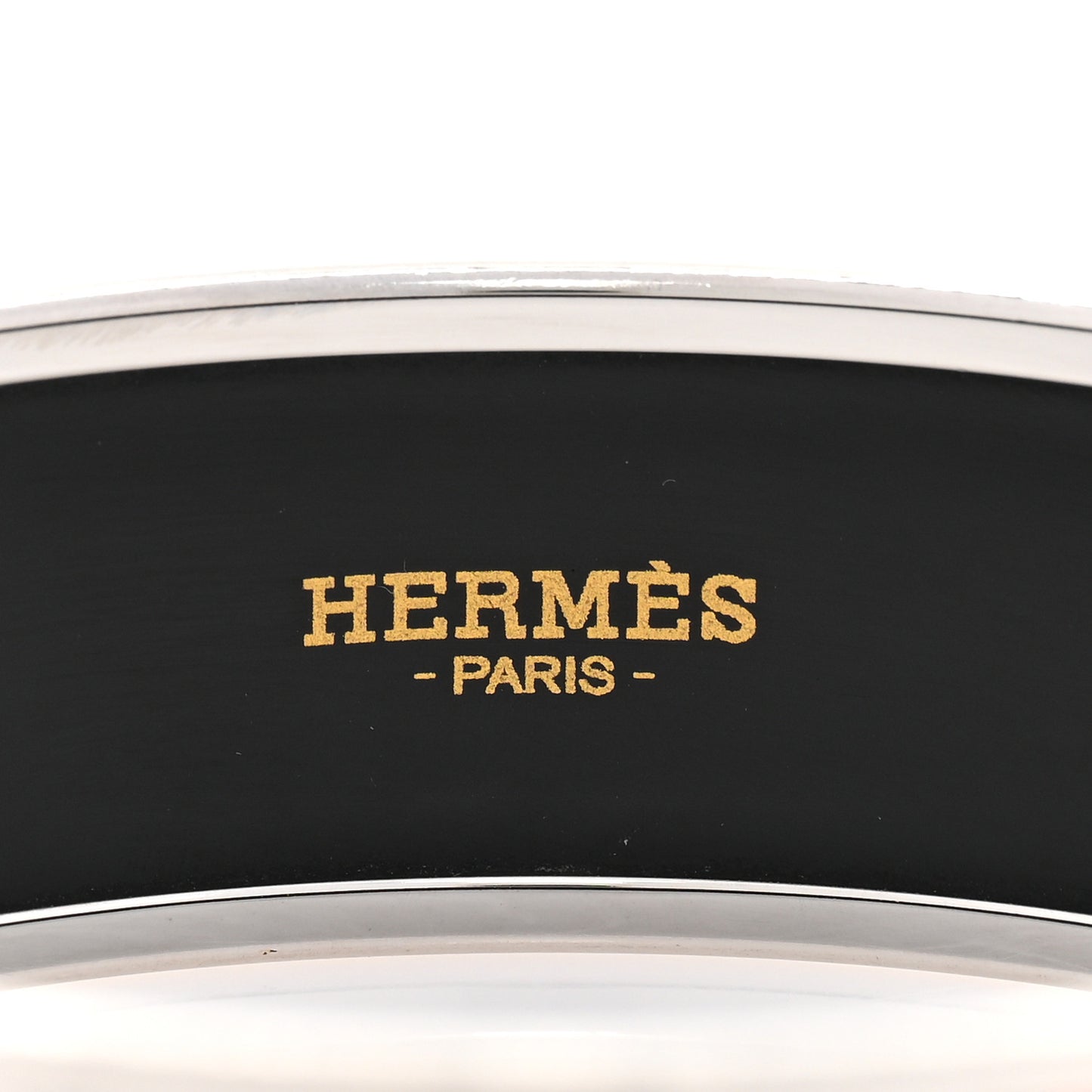 Enamel Printed Wide Cavald'Or Bracelet 70 Romantique