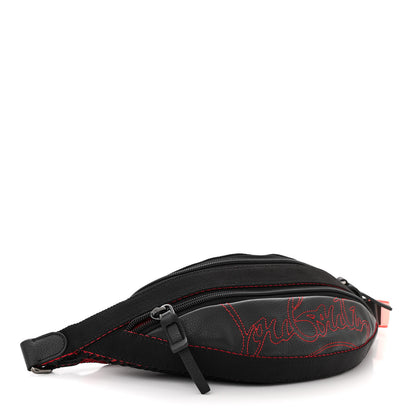 Christian Louboutin Calfskin Paris NYC Belt Bag Black 4 of 11