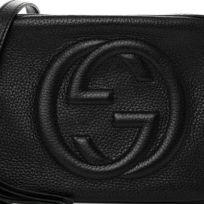 Gucci Pebbled Calfskin Small Soho Disco Bag Black 8 of 11