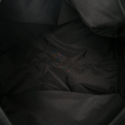 Gucci Crystal Monogram Web Large Duffle Bag Black 4 of 10