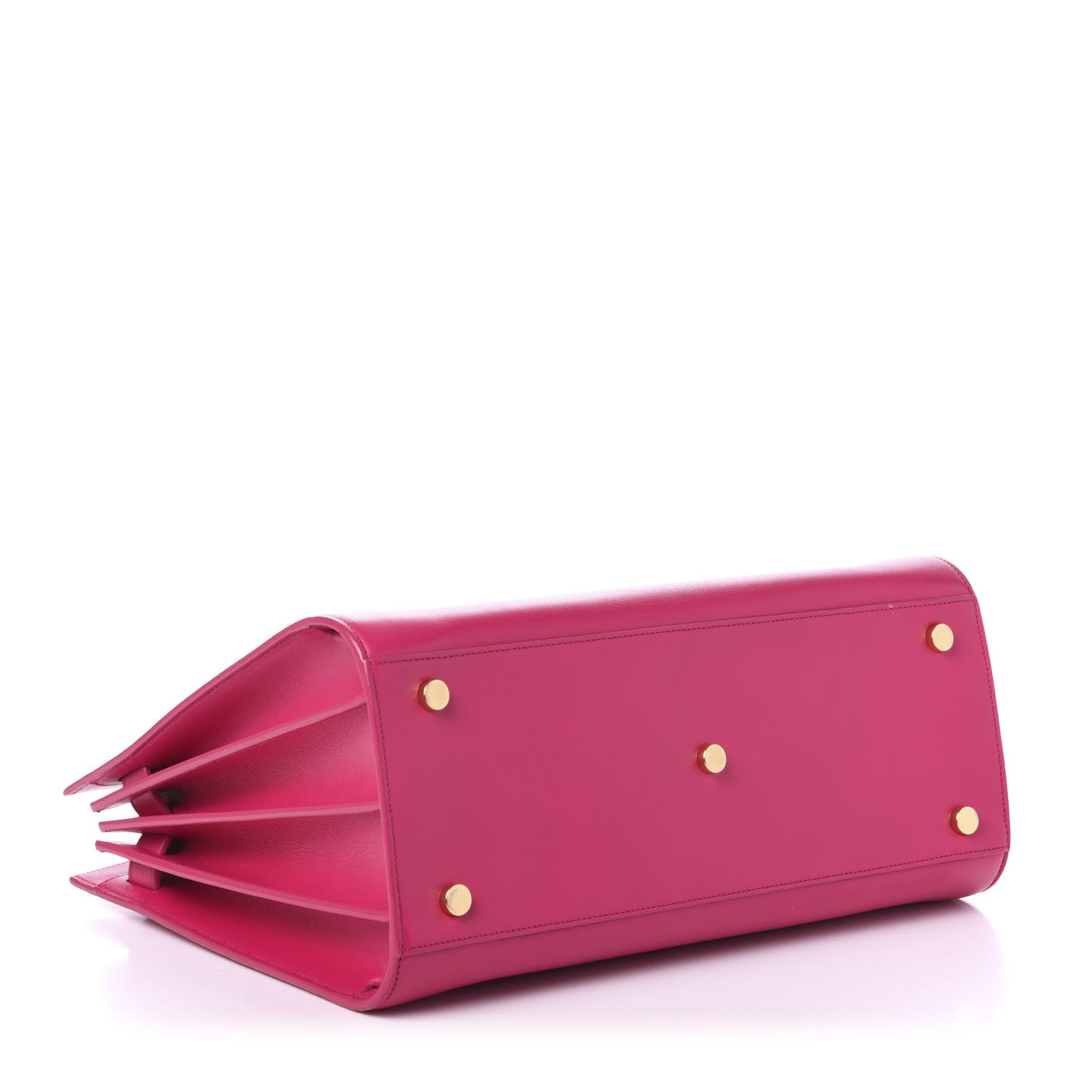 Saint Laurent Calfskin Small Sac De Jour Lipstick Fuchsia 4 of 9