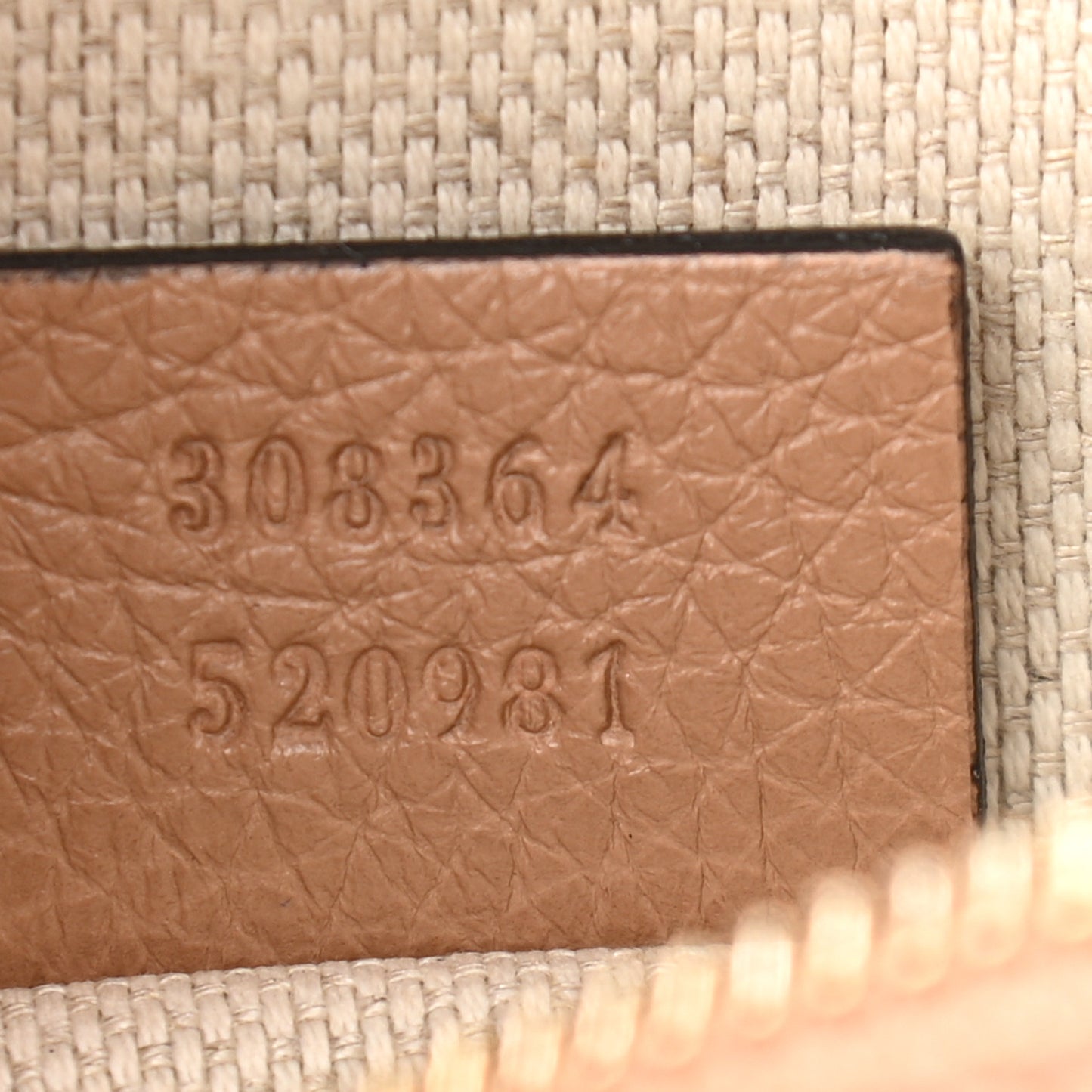 Pebbled Calfskin Small Soho Disco Bag Camelia