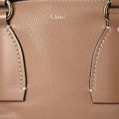 Chloe Calfskin Small Daria Cement Brown 9 of 16
