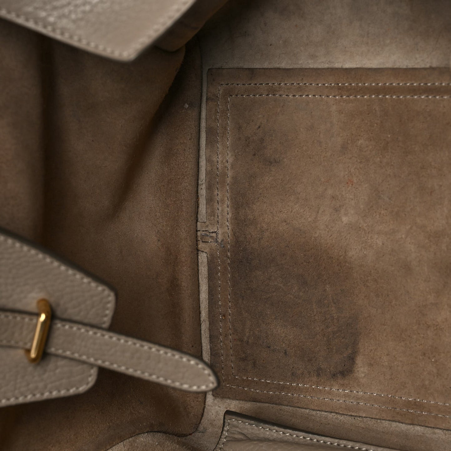 Crisped Calfskin Medium Tie Knot Tote Taupe