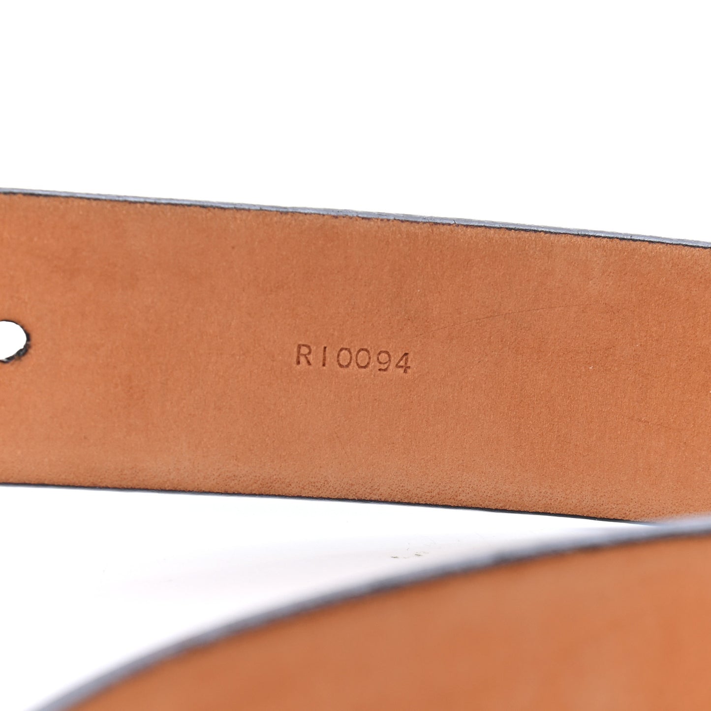 Calfskin Ceinture LV Stamped Belt 85 34 Black