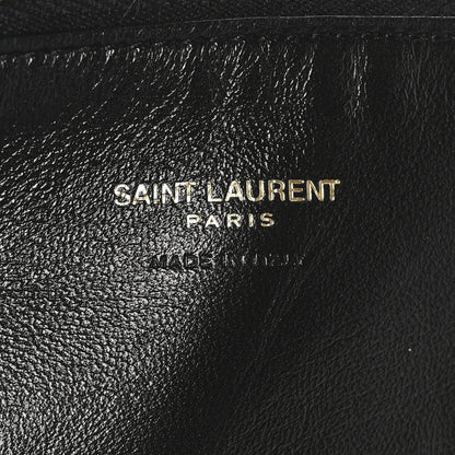 Saint Laurent Pony Hair Calfskin Leopard Print Small Le 5 A 7 Soft Hobo 7 of 11