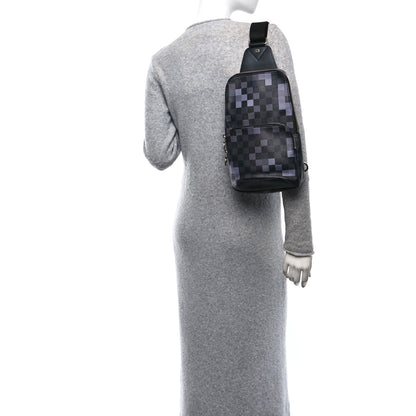 Louis Vuitton Damier Graphite Pixel Avenue Sling Backpack Gris 2 of 10