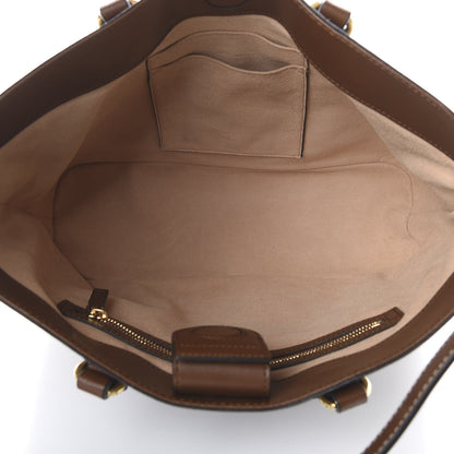 Gucci Soft GG Supreme Monogram Small Crossbody Tote Beige Cuir 4 of 9