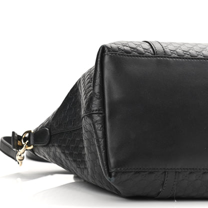 Gucci Soft Microguccissima Dome Satchel Black 8 of 11