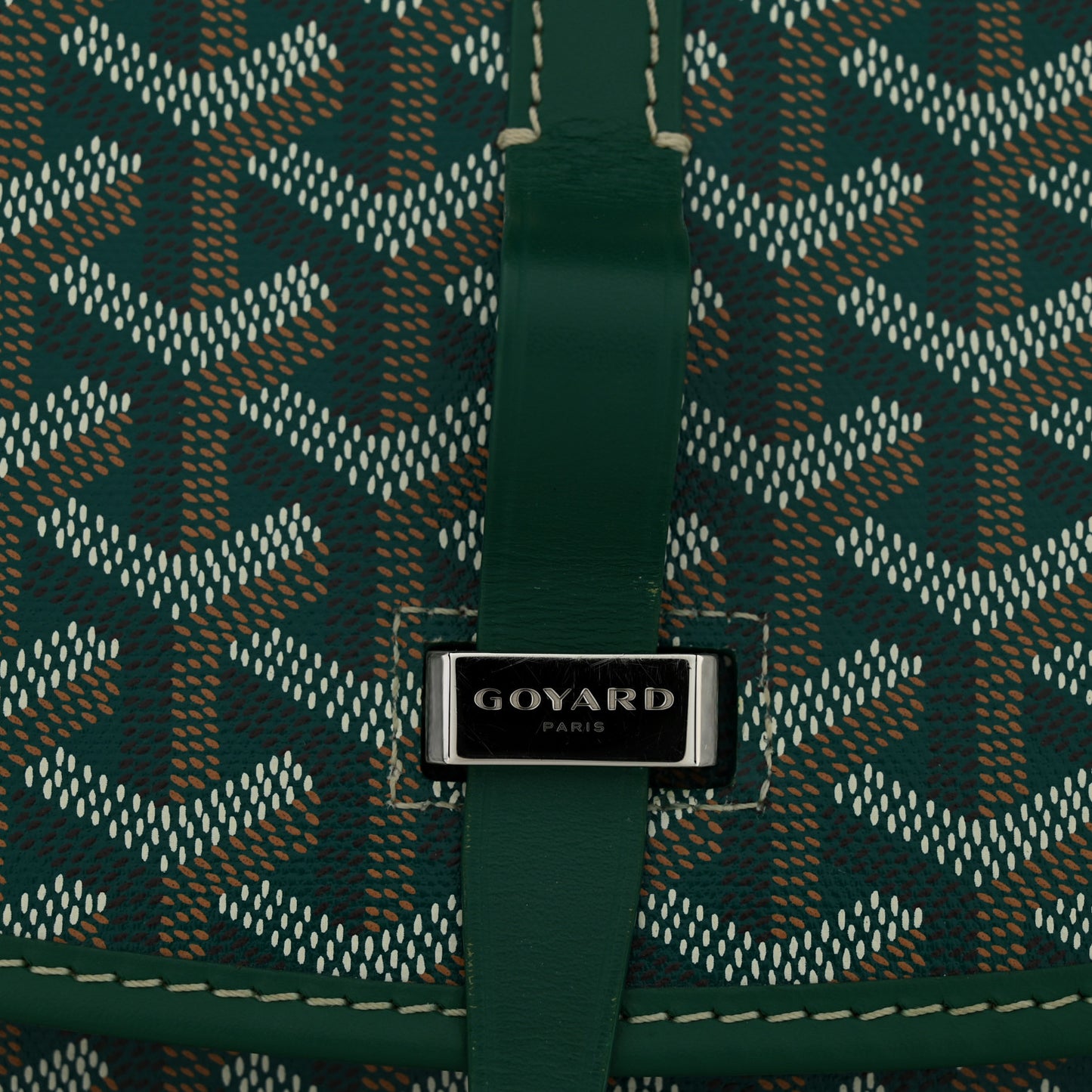 Goyardine Belvedere II PM Messenger Bag Green