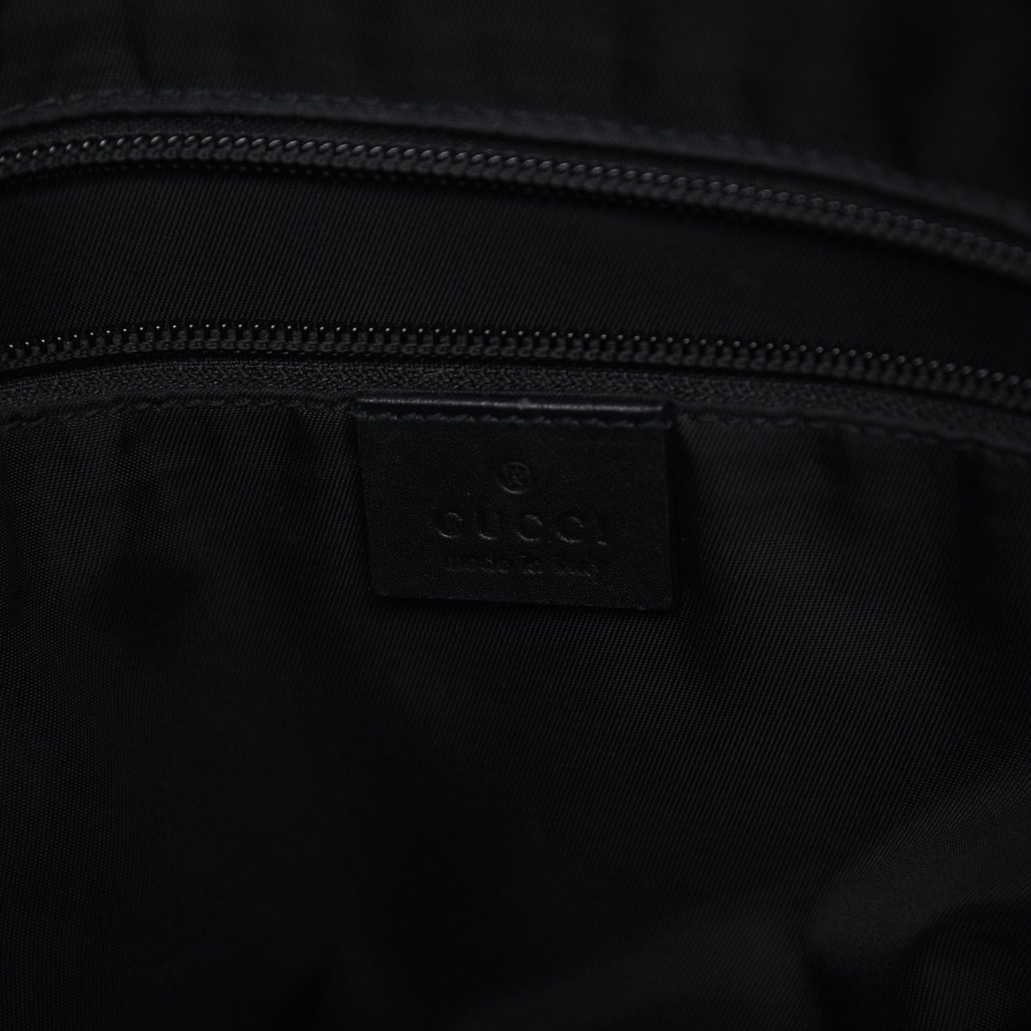 GG Supreme Monogram Web Messenger Bag Black