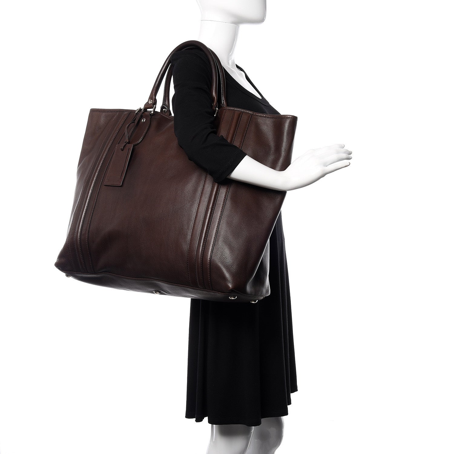 Gucci Calfskin Large Tote Brown 2 of 10