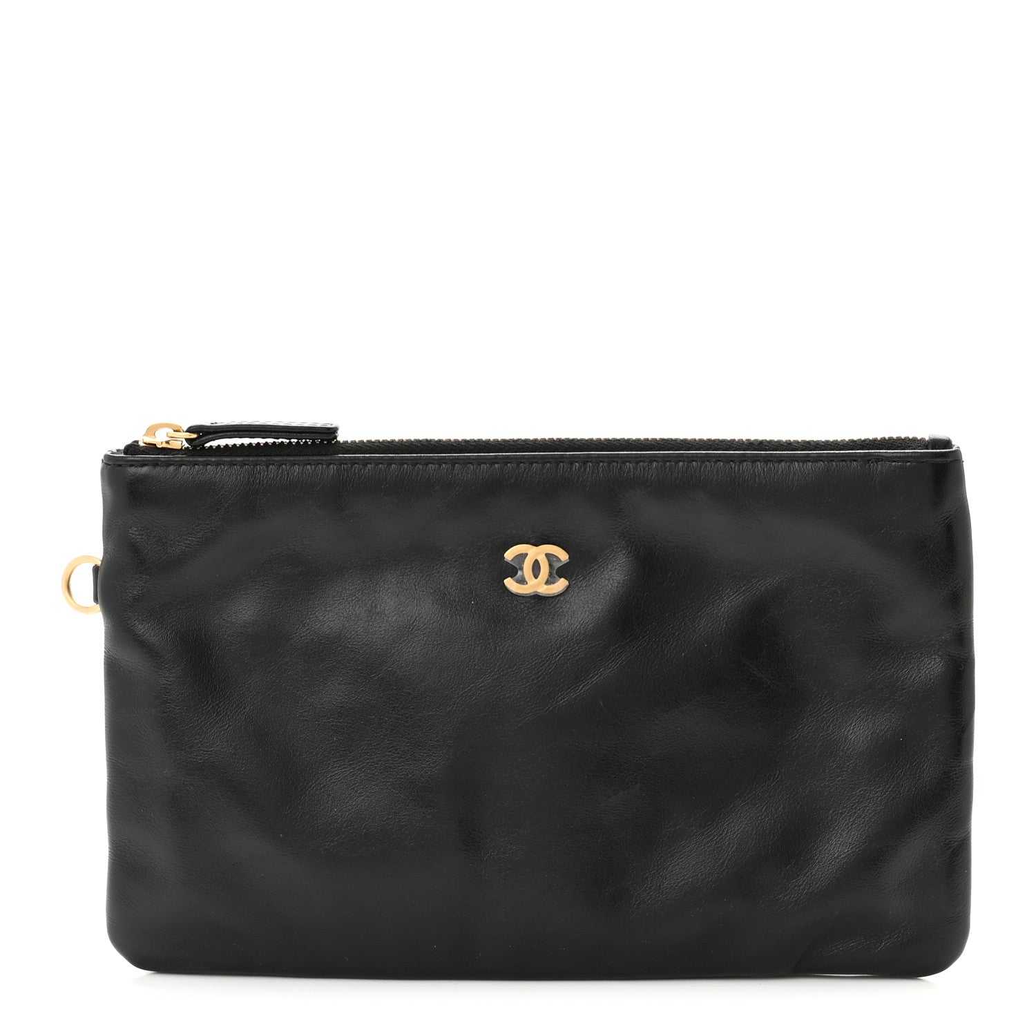 Chanel Shiny Calfskin Chanel 22 Removable Pouch Black 1 of 5